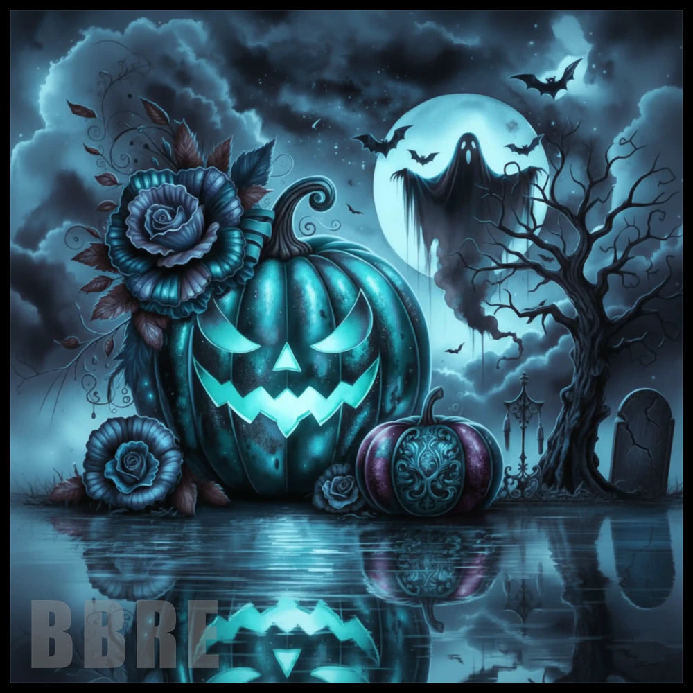 Haunted Pumpkin 15 OZ Straight Wrap