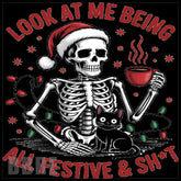 Festive Skeleton 15 OZ Straight Wrap