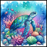 Ocean Turtle 10 15 OZ Straight Wrap