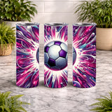 Soccer Burst 15 OZ Straight Wrap