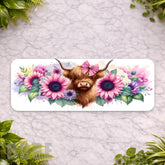 Floral Highland Cow Main Product Photo