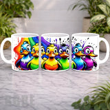 Colorful Ducks 2 Mockup Product Photo