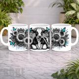 Cow And Butterflies Mockup Product Photo
