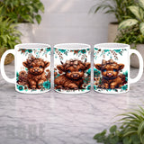 Cute Calf Trio Mockup Product Photo