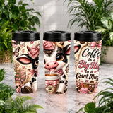 Cow Coffee Mockup Image