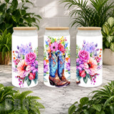 Floral Cowboy Boots Product Image