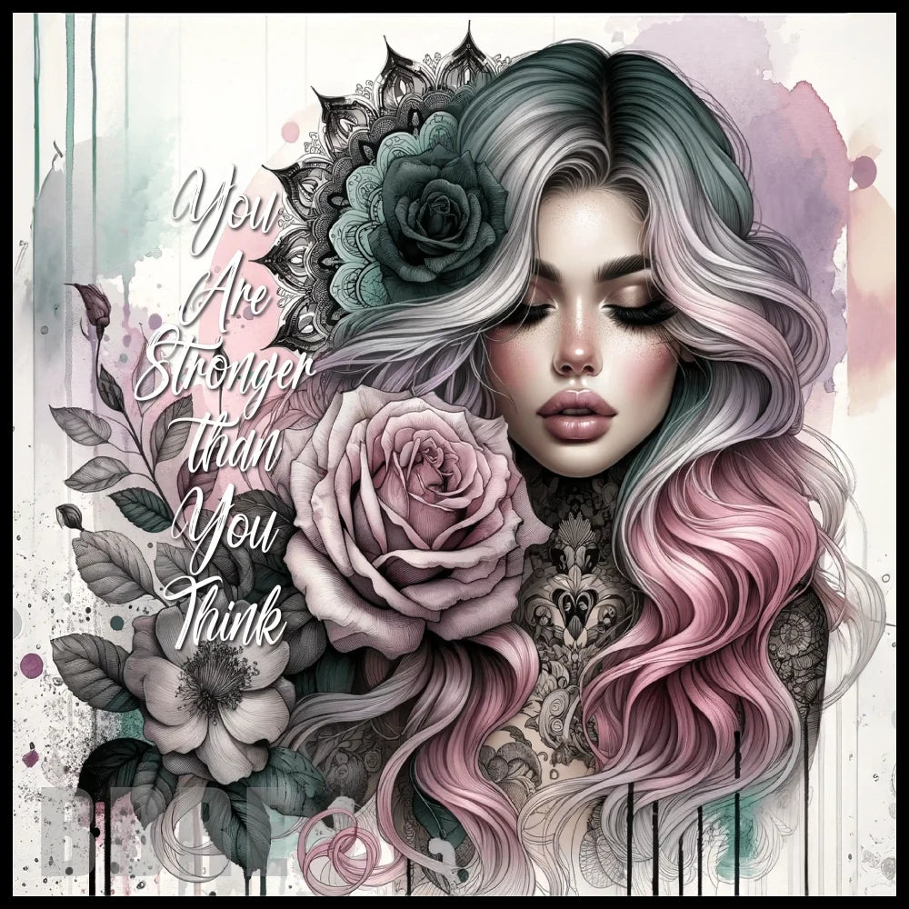 Floral Goddess 20 OZ Sublimation Wrap
