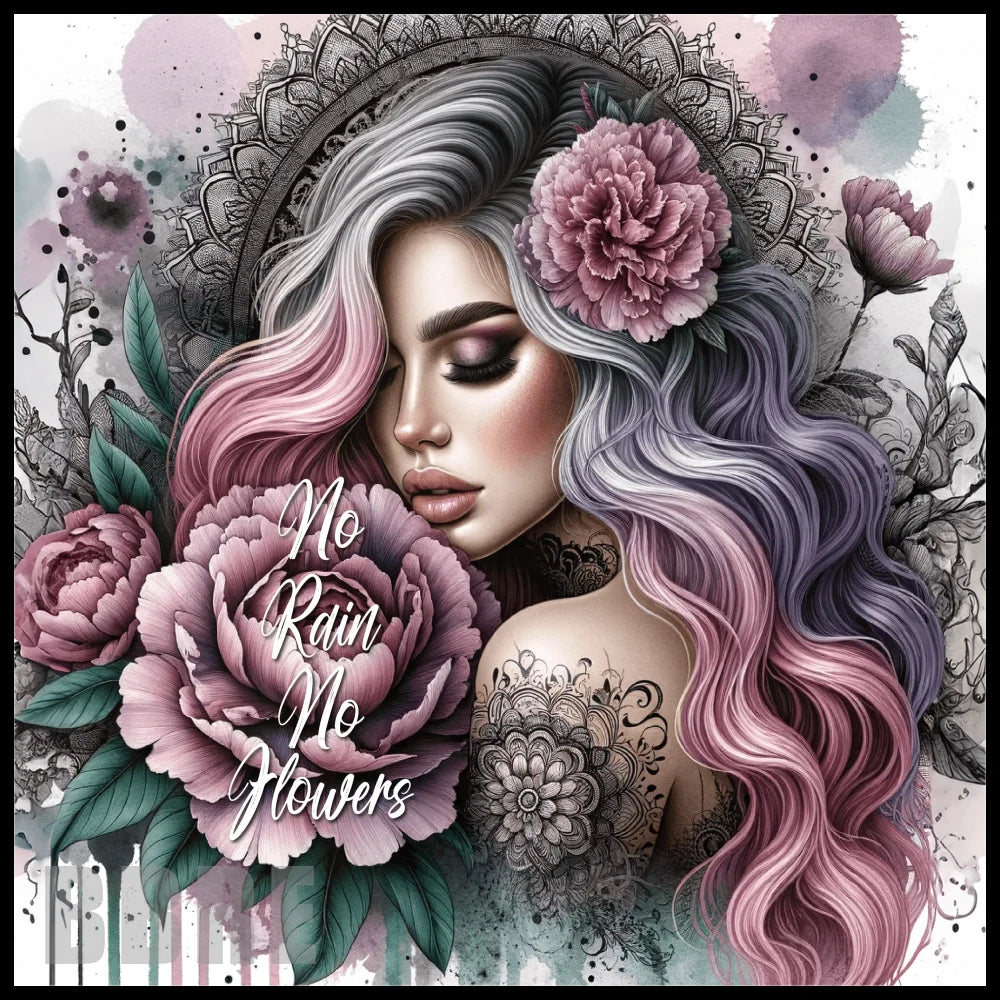 Floral Beauty 20 OZ Sublimation Wrap