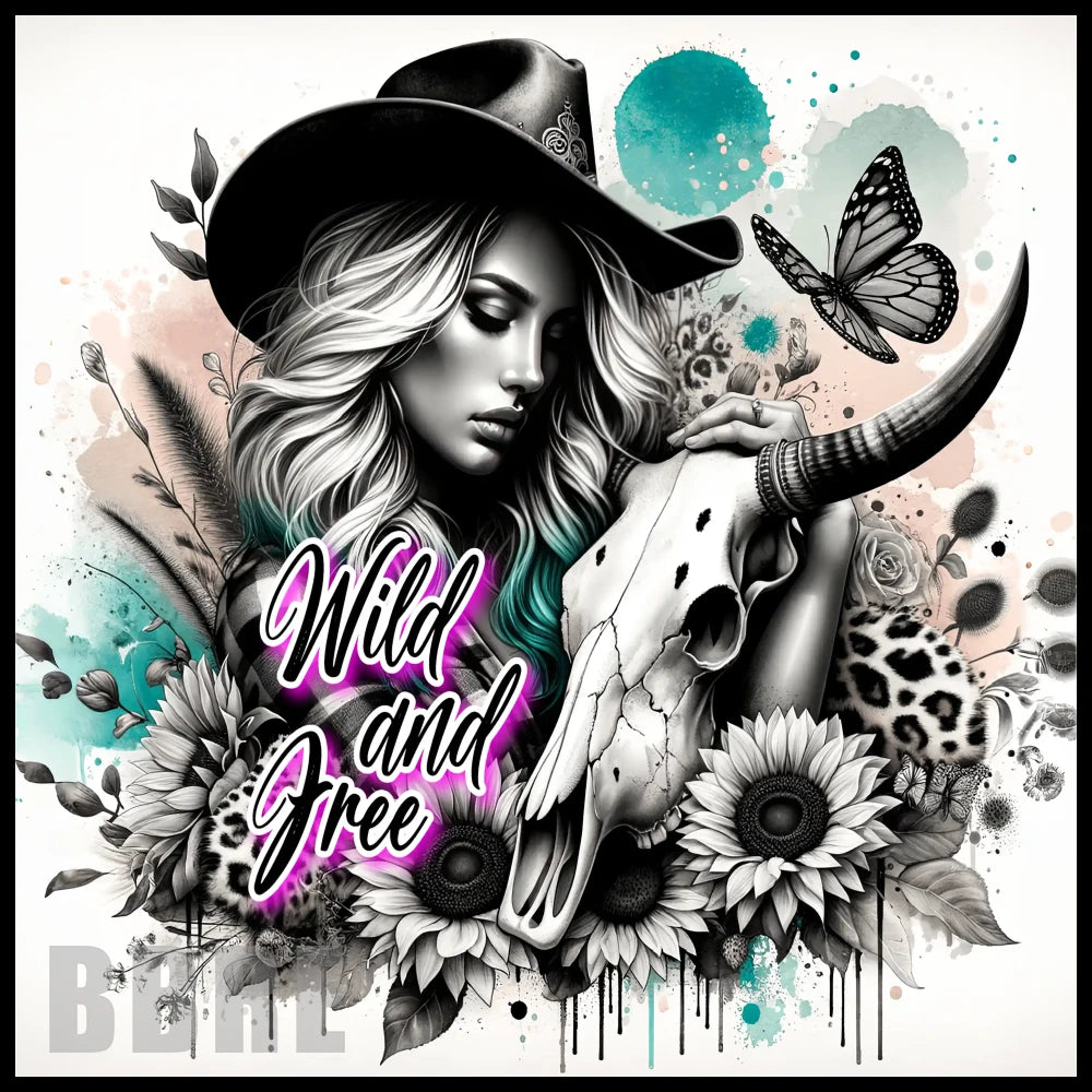 Wild And Free 20 OZ Sublimation Wrap