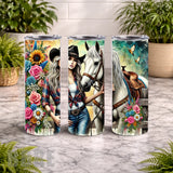 Cowgirl Horse 4 20 OZ Wrap Mockup