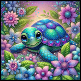 Turtle Blossom 2 20 OZ Sublimation Wrap