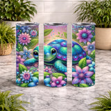 Turtle Blossom 2 20 OZ Wrap Mockup