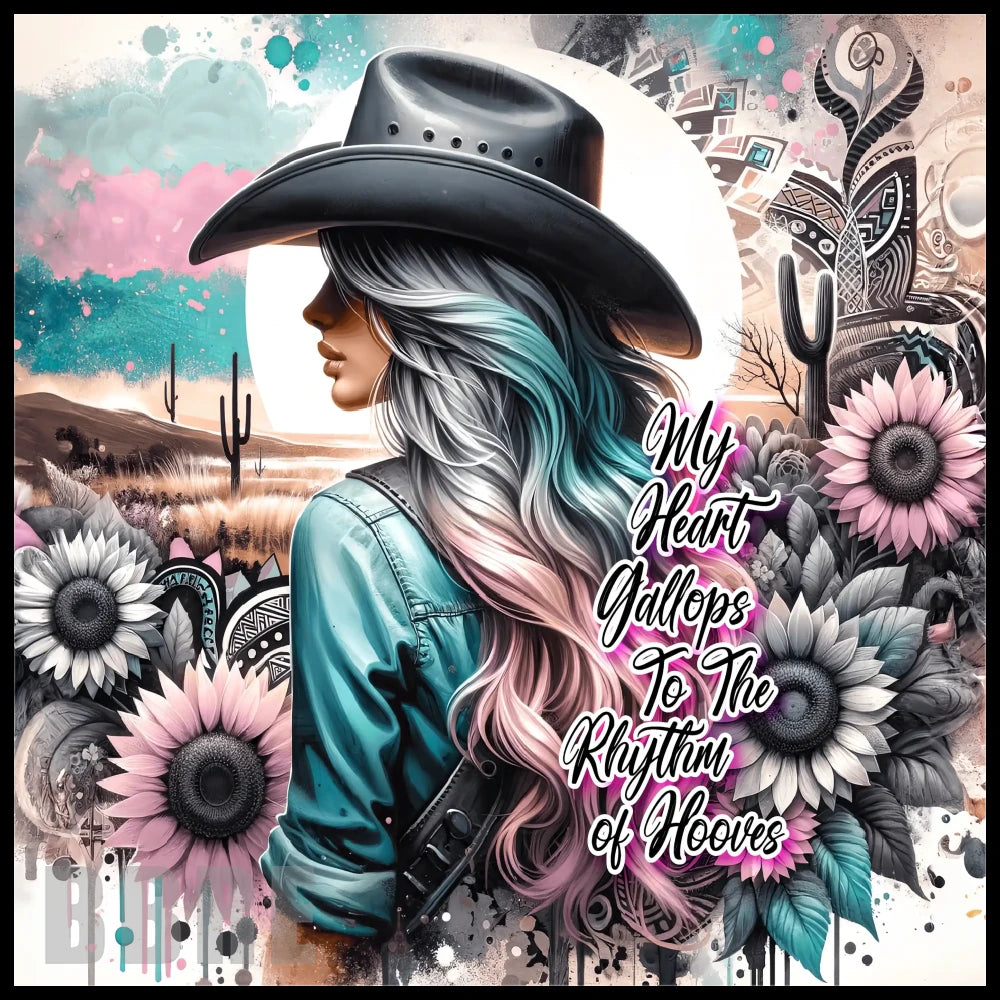 Cowgirl Dreams 4 20 OZ Sublimation Wrap
