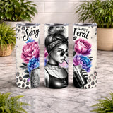 Feral Beauty 2 20 OZ Wrap Mockup