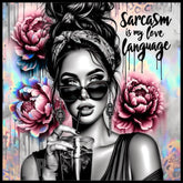 Sarcasm Tumbler 20 OZ Sublimation Wrap