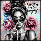 Sarcasm Tumbler 20 OZ Sublimation Wrap