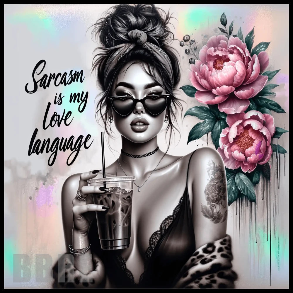 Sarcasm Love 2 20 OZ Sublimation Wrap