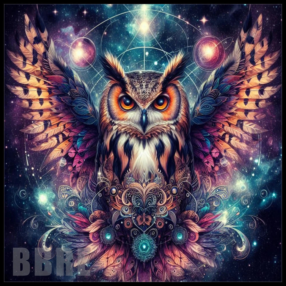 Cosmic Owl 20 OZ Sublimation Wrap
