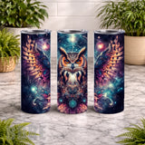 Cosmic Owl 20 OZ Wrap Mockup