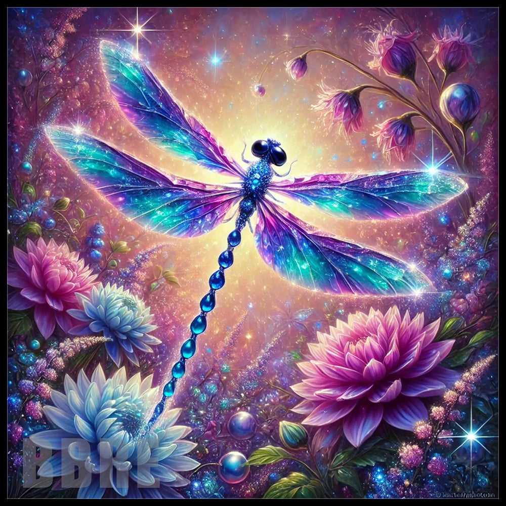 Cosmic Dragonfly 20 OZ Sublimation Wrap
