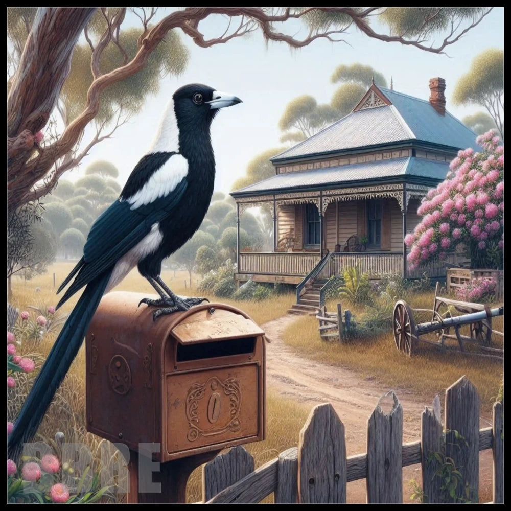 Magpie Mailbox 20 OZ Sublimation Wrap