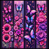Floral Butterflies 20 OZ Sublimation Wrap