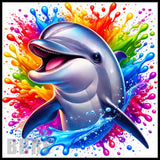 Colorful Dolphin 20 OZ Sublimation Wrap