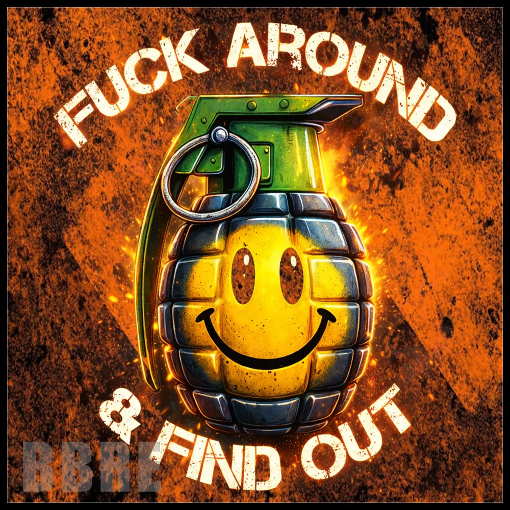 Smiley Grenade 20 OZ Sublimation Wrap