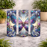 Butterfly Elegance 20 OZ Wrap Mockup