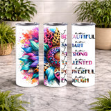 Empowerment Flower 20 OZ Wrap Mockup