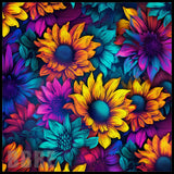 Vibrant Floral 20 OZ Sublimation Wrap