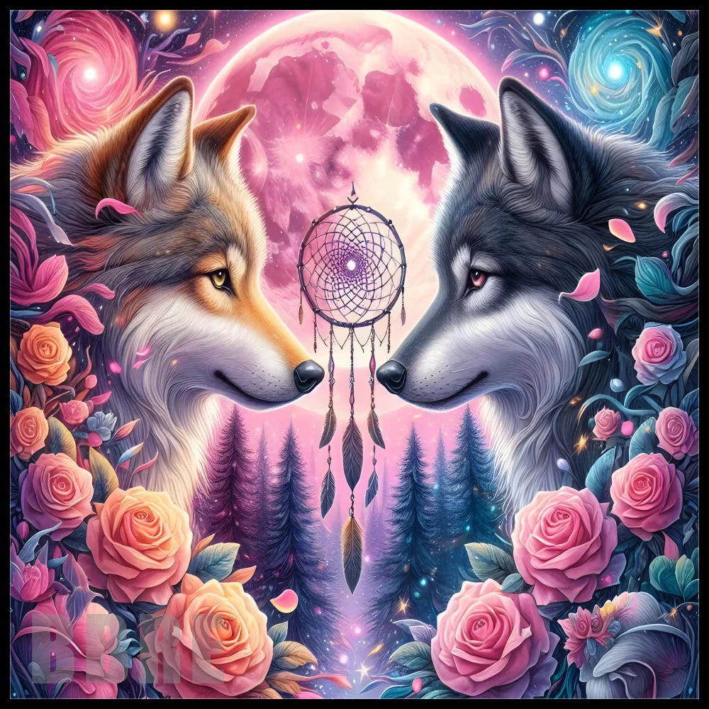 Wolf Dreamcatcher 2 20 OZ Sublimation Wrap