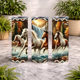 Majestic Horses 20 OZ Wrap Mockup