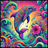 Dolphin Waves 20 OZ Sublimation Wrap