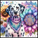 Dalmatian Floral 20 OZ Sublimation Wrap