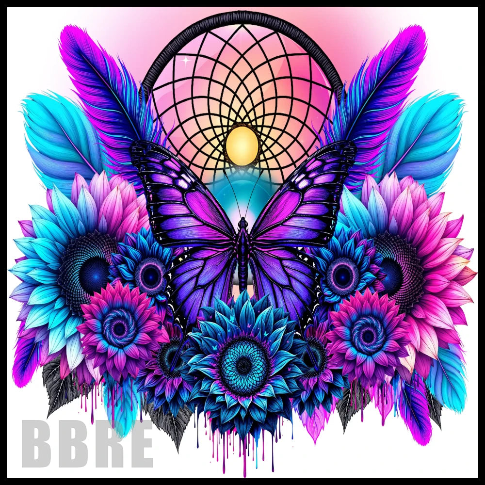 Dreamcatcher Butterfly 20 OZ Sublimation Wrap