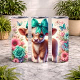 Floral Calf 20 OZ Wrap Mockup