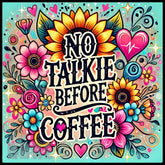 Coffee Floral 20 OZ Sublimation Wrap