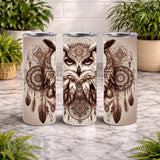 Owl Mandala 20 OZ Wrap Mockup