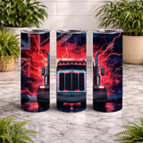 Red Truck 3 20 OZ Wrap Mockup