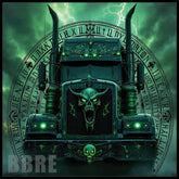 Green Demon Truck 20 OZ Sublimation Wrap