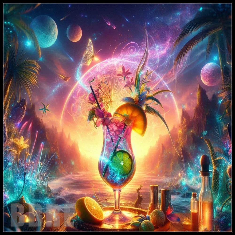 Cosmic Cocktail 20 OZ Sublimation Wrap