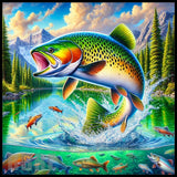Trout Splash 20 OZ Sublimation Wrap