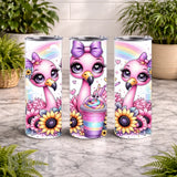 Flamingo Delight 20 OZ Wrap Mockup