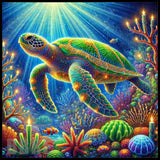 Colorful Turtle 2 20 OZ Sublimation Wrap