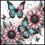 Butterfly Bloom 2 20 OZ Sublimation Wrap