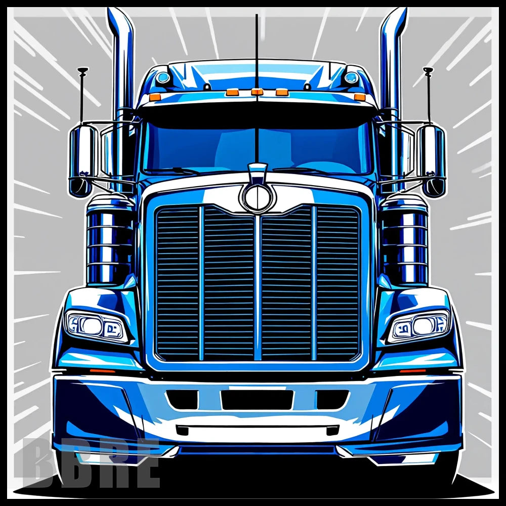 Blue Truck 20 OZ Sublimation Wrap