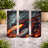 Fiery Dragon 20 OZ Wrap Mockup