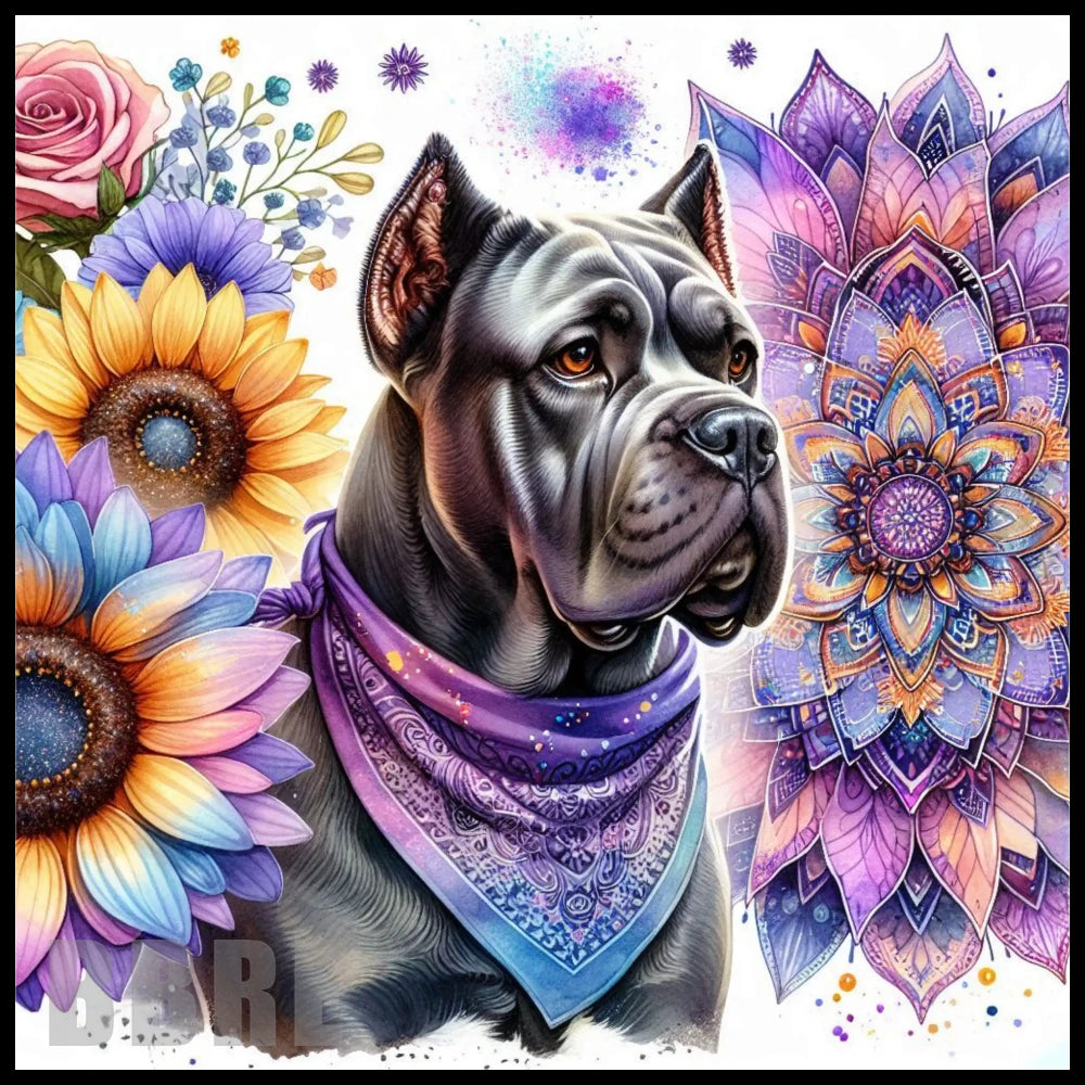 Floral Dog 20 OZ Sublimation Wrap