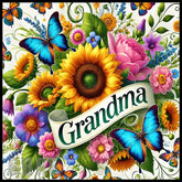 Floral Butterfly 13 20 OZ Sublimation Wrap